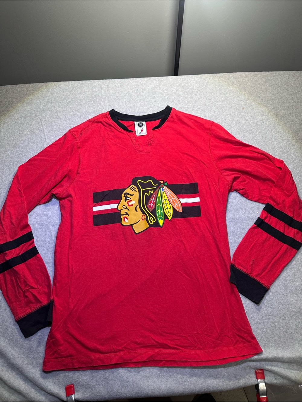 Chicago Blackhawks Jonathan Toews #19 Long Sleeve Shirt L